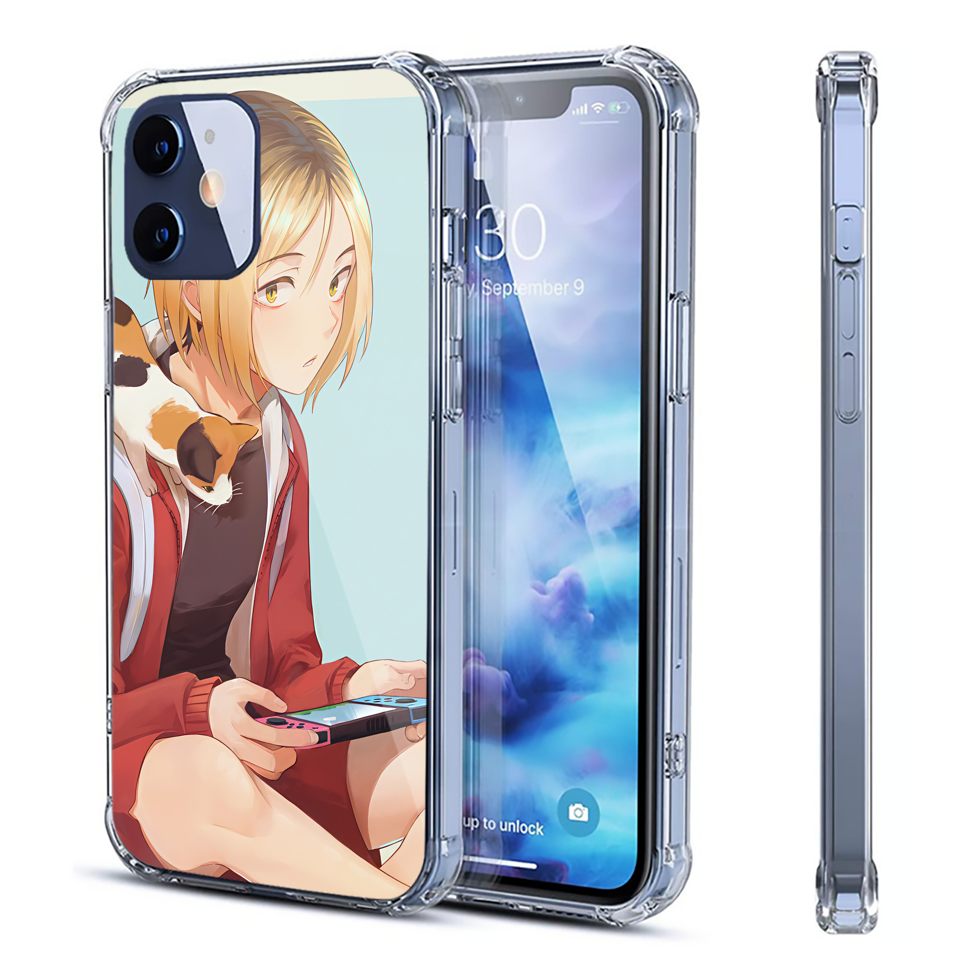 （画像用） ハイキュー!! Haikyu!! 【iPhone 12シリーズ対応】透明スマホケース（クリアソフトケース）